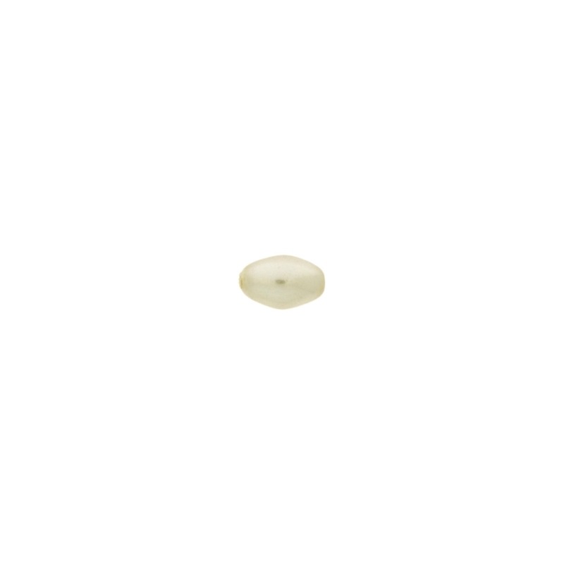 Perle ovale 7x5mm 2 trous