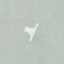 Silicone earring back 6x11mm. To Ø0,7mm earring post.