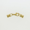 Set fermoir mousqueton 12mm + 2 embouts pour cordon Ø 4mm