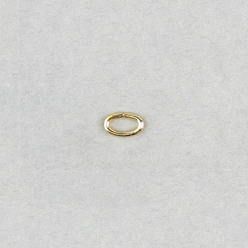 Jumpring oval open 6x3,7xØ 0,8mm