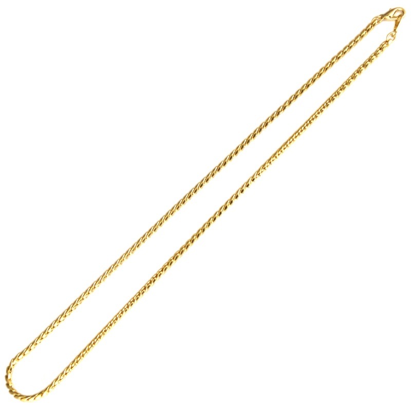 Brass choker necklace 45cms Ø 2,7mm