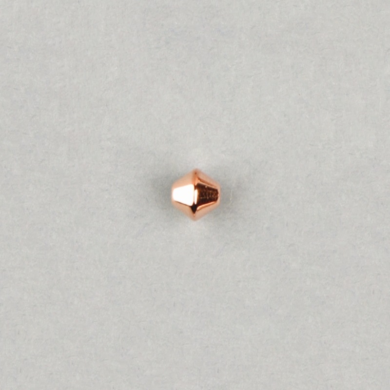 [111250000] Intercalaire métallisée 7,5x8mm. Trou Ø 1mm