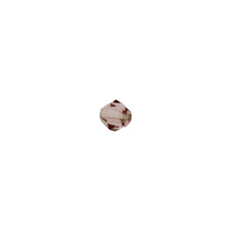 Amethyst colour tupi Ø5mm faceted. With two holes.
