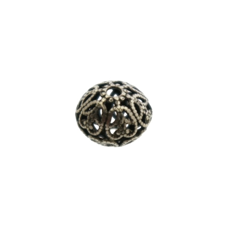Entrepieza filigrana 12x10mm. Agujero Ø 1,5mm