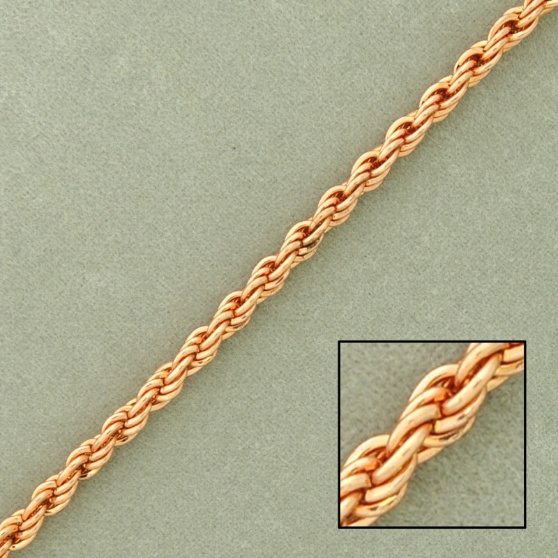 Cadena de hierro cordón ancho 3mm