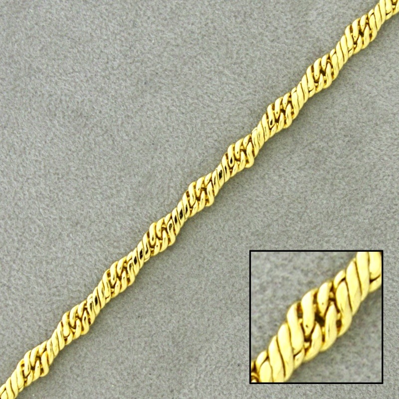 Cadena de latón plana ancho 4,mm