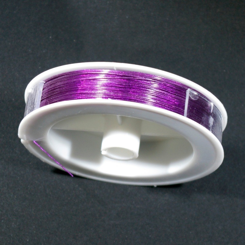 [539383100] Stainless steel wire Ø 0,45mm violet
