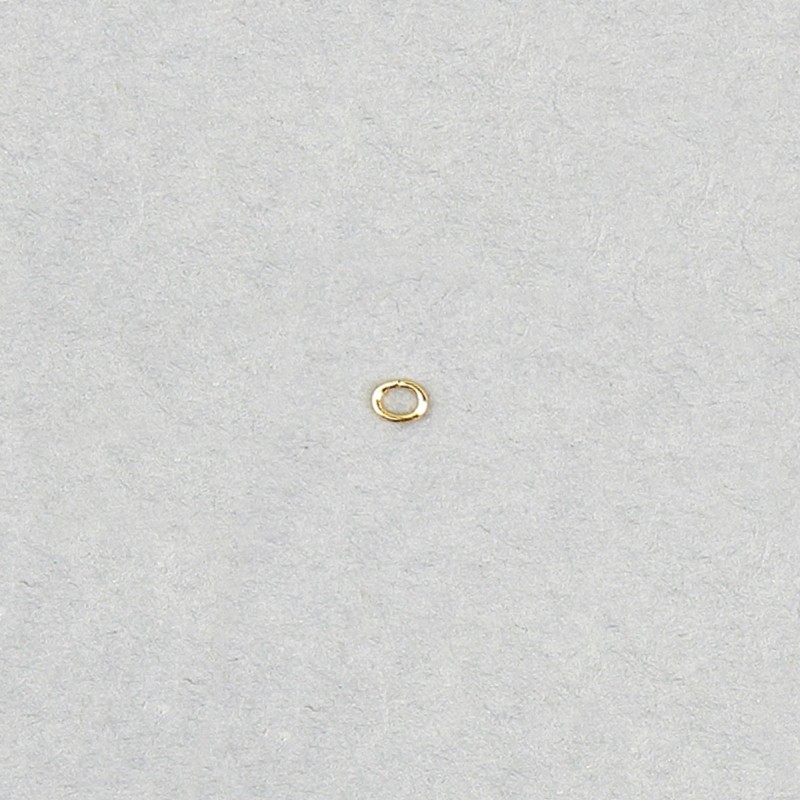 Anilla ovalada 3x2,4xØ 0,5mm abierta