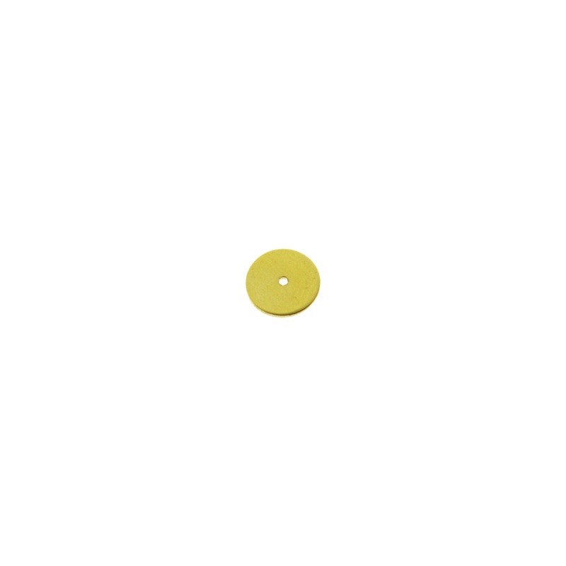 Brass disc Ø8mm with center hole