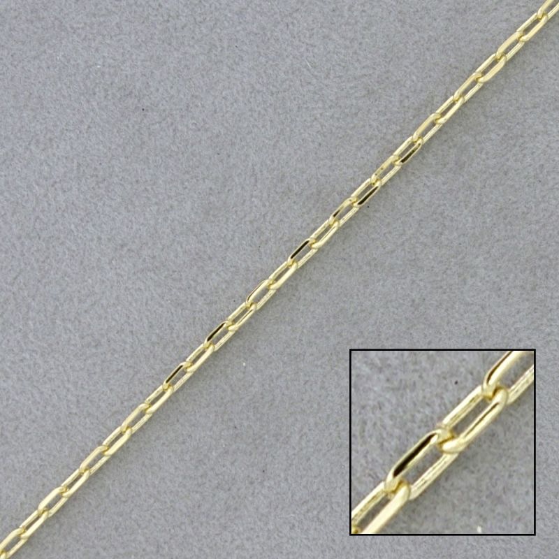 Cadena de latón forzada lapidada ancho 2,0mm