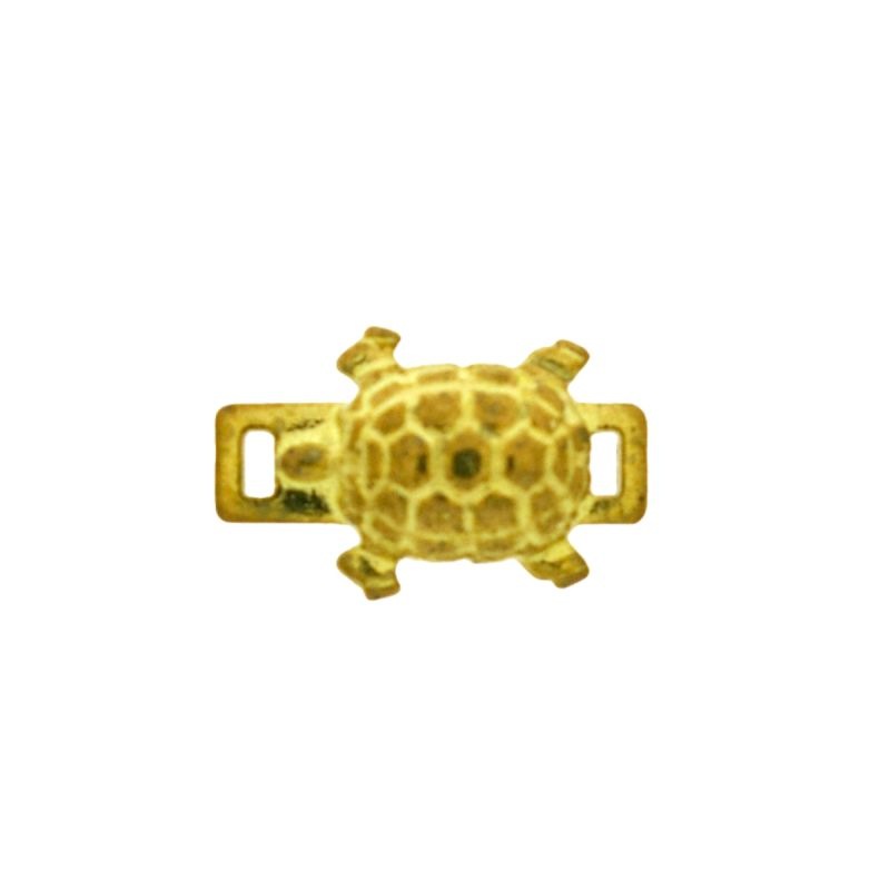 Tortoise brass spacer 9,6mmx15,2mm