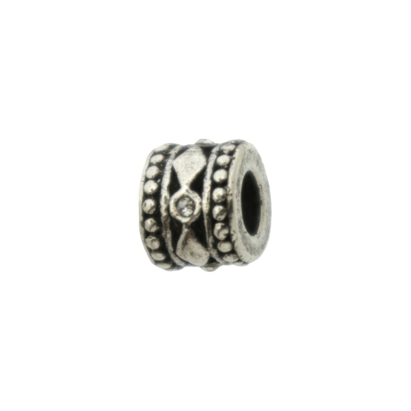 [126520600] Metal bead 10x8mm. Hole Ø 4mm