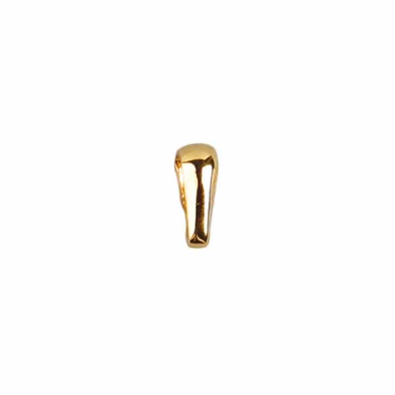 Bélière 7,4x1,5mm. Passage pour chaîne ou cordon de Ø3mm.