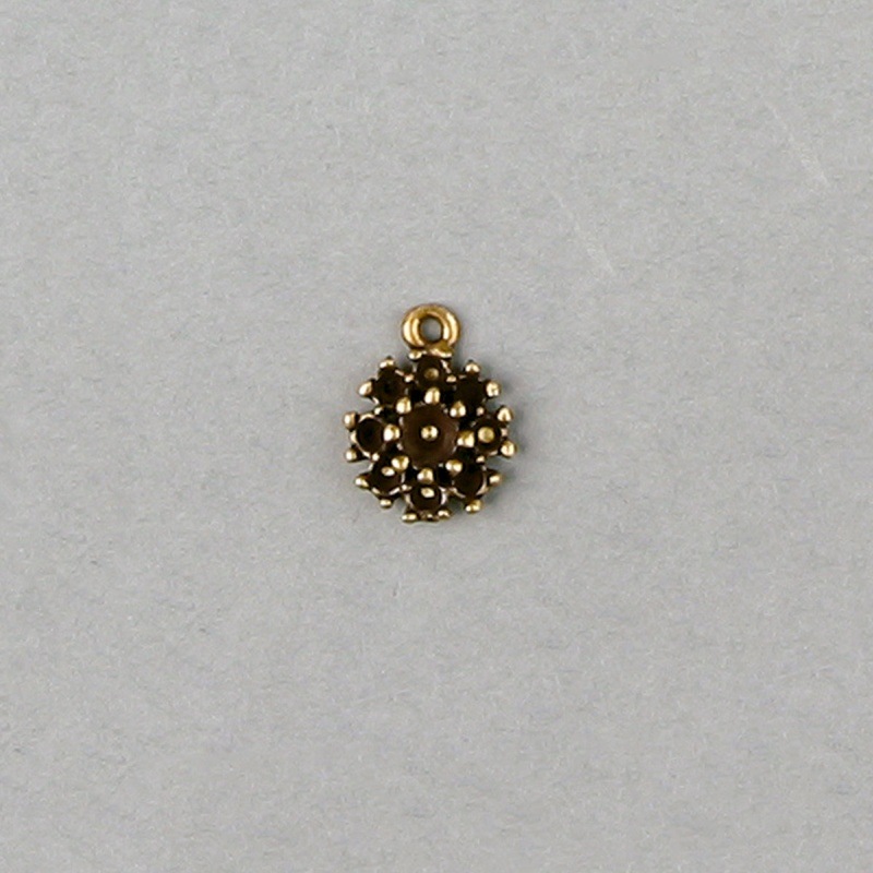 [116800000] Support filigree Ø 11mm avec 9 cavités pour strass