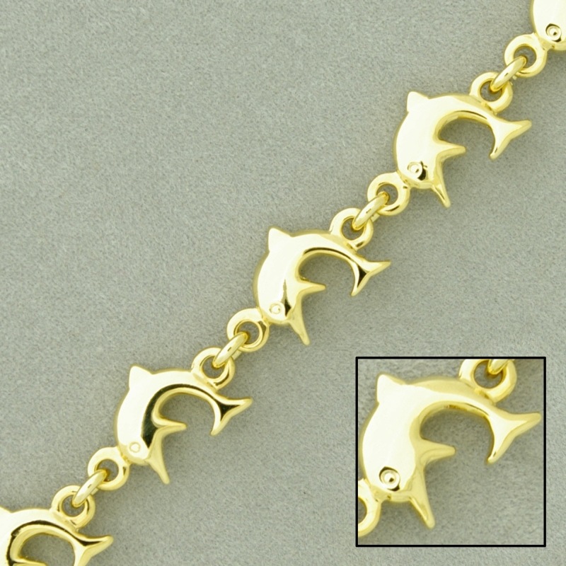 Brass chain width 9,3mm