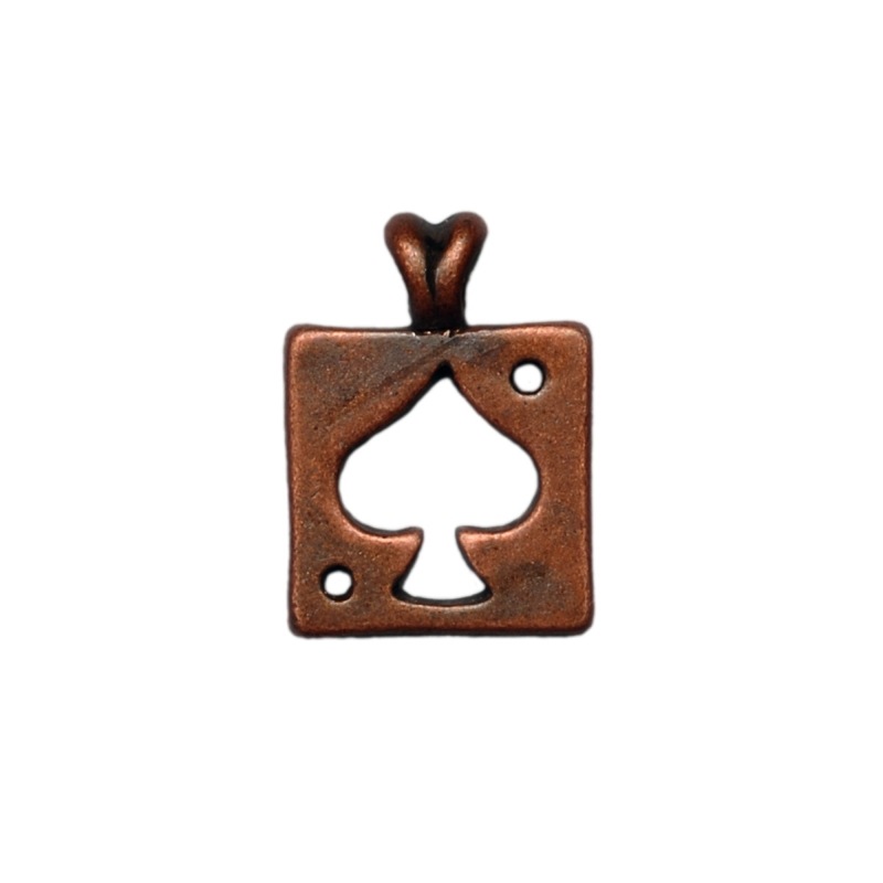 Spade pendant 21x15mm