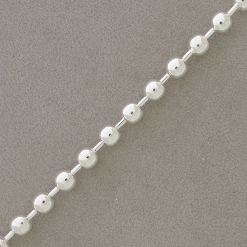 Ball brass chain width Ø 4,5mm