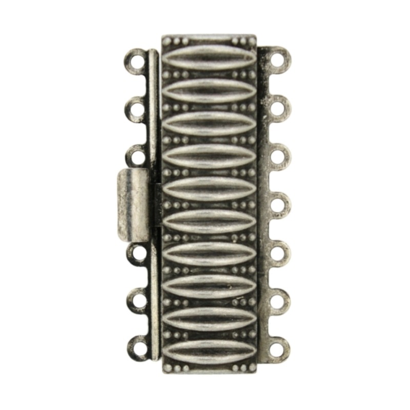 Cierre de collar 36,5x17mm con 7 vias