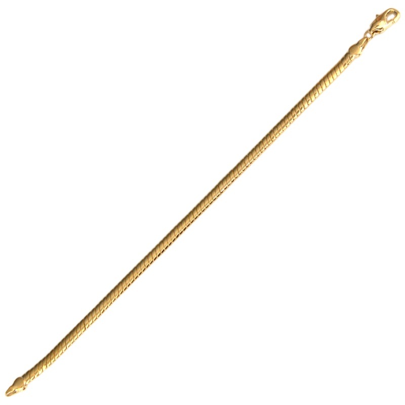 Pulsera 18,5cms latón ancho 9mm
