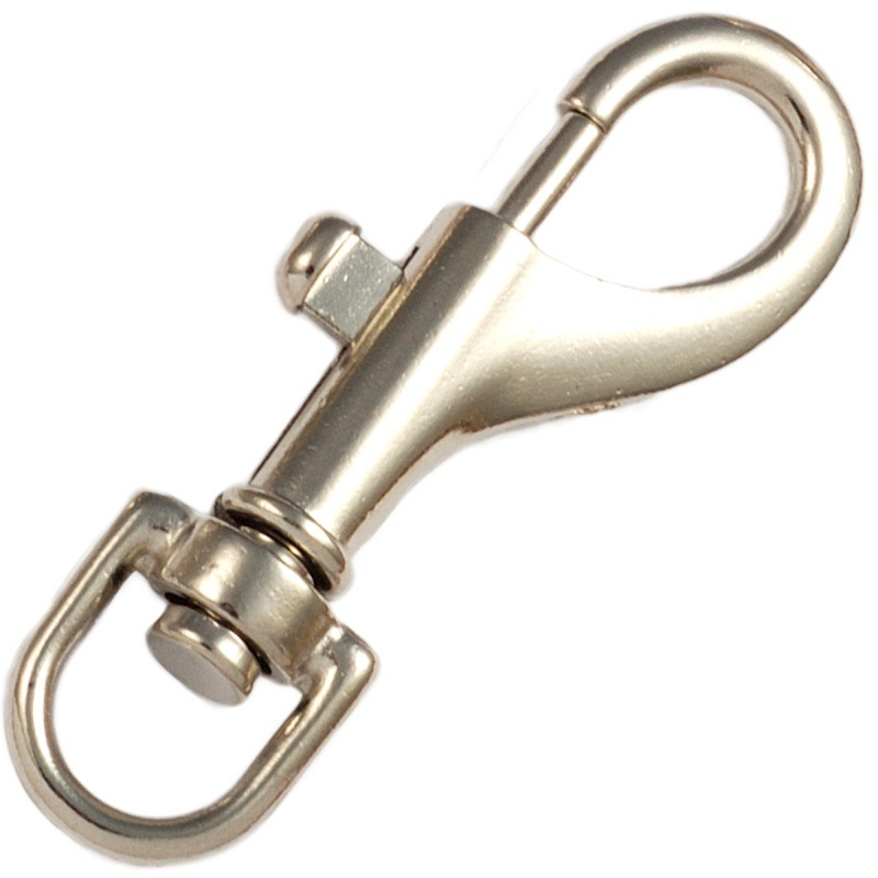 [640510000] Mosquetón de zamak niquelado 65mm