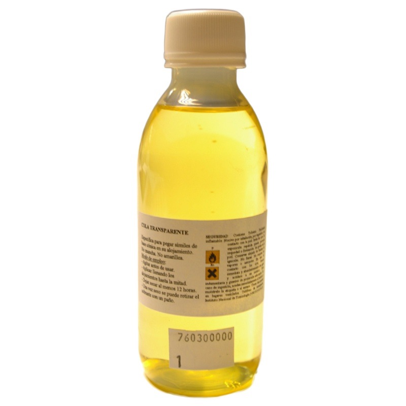 Botella de pegamento transparente 250 g