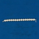 Round crystal pearl Ø 2mm 2 holes. Cream colour.