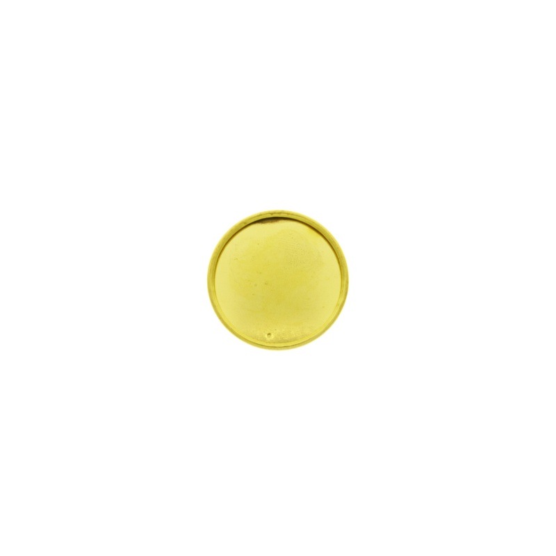 Base redonda exterior Ø22mm, interior Ø18mm para piedra Ø18mm