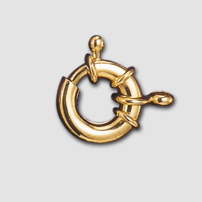 Spring ring clasp Ø 12mm + 1 end