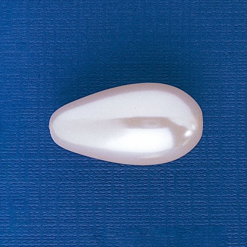 Perla lágrima 29x16mm. 2 agujeros.