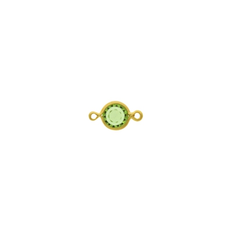 Round strass Ø 6mm peridot colour