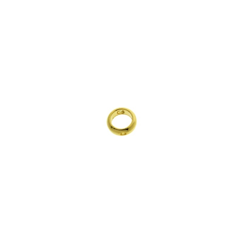 Aro media caña con agujero pasado Ø6x2,3mm