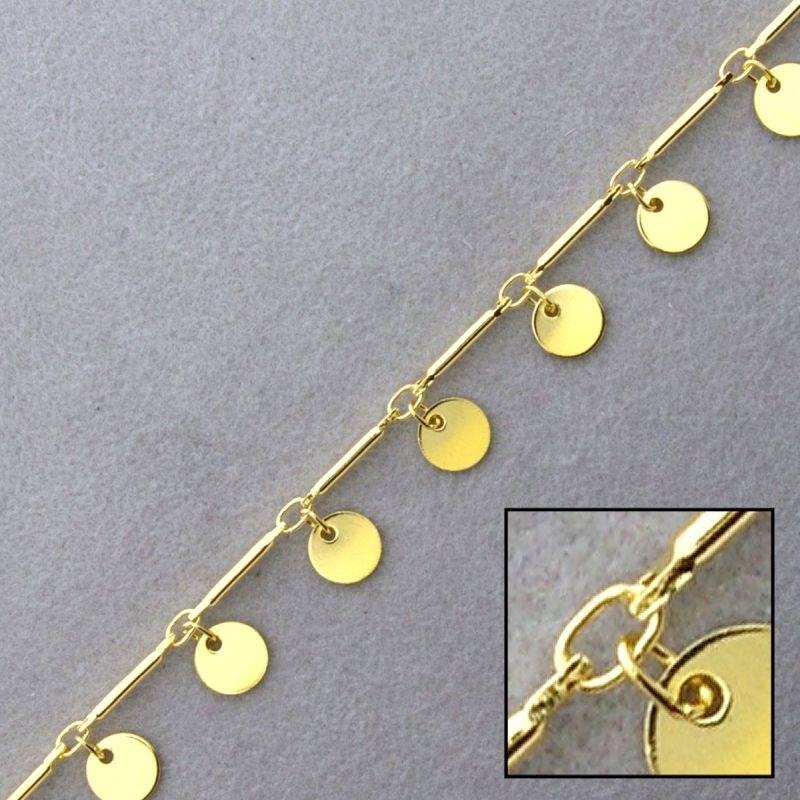 Cadena de latón ancho 1,2mm