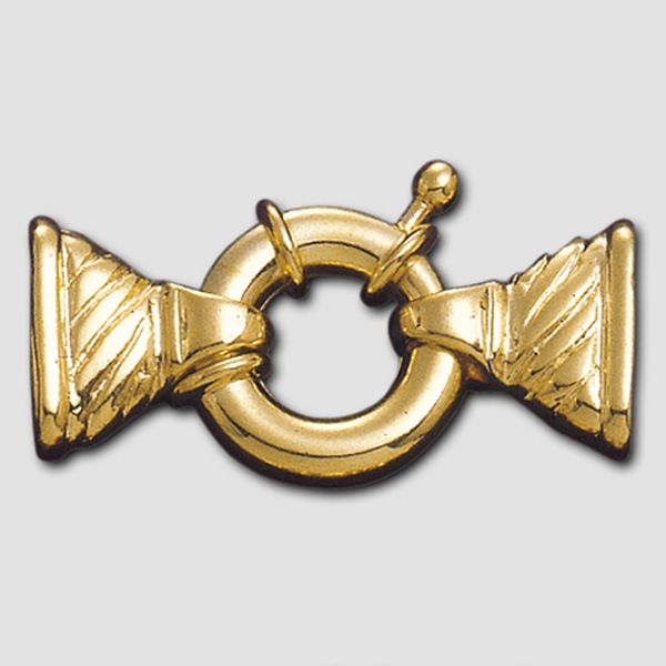 Spring ring clasp Ø18mm + 2 ends to Ø5mm balls (3-way)