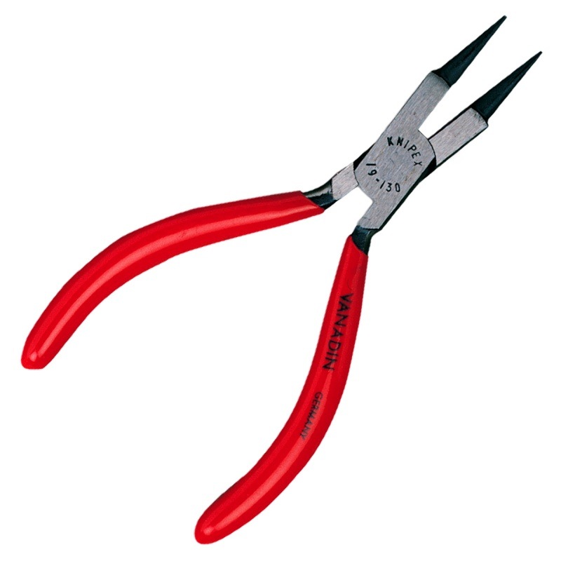 Round-nose and cutting pliers. Length 13,1cm