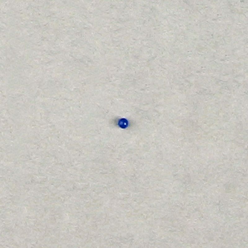 Boule de plastique Ø 1,5mm couleur lapis-lazuli