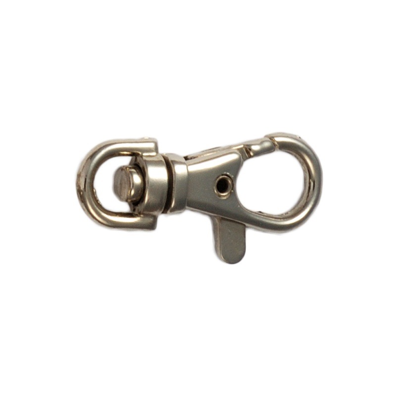 Nickel plated pewter lobster clasp 37mm