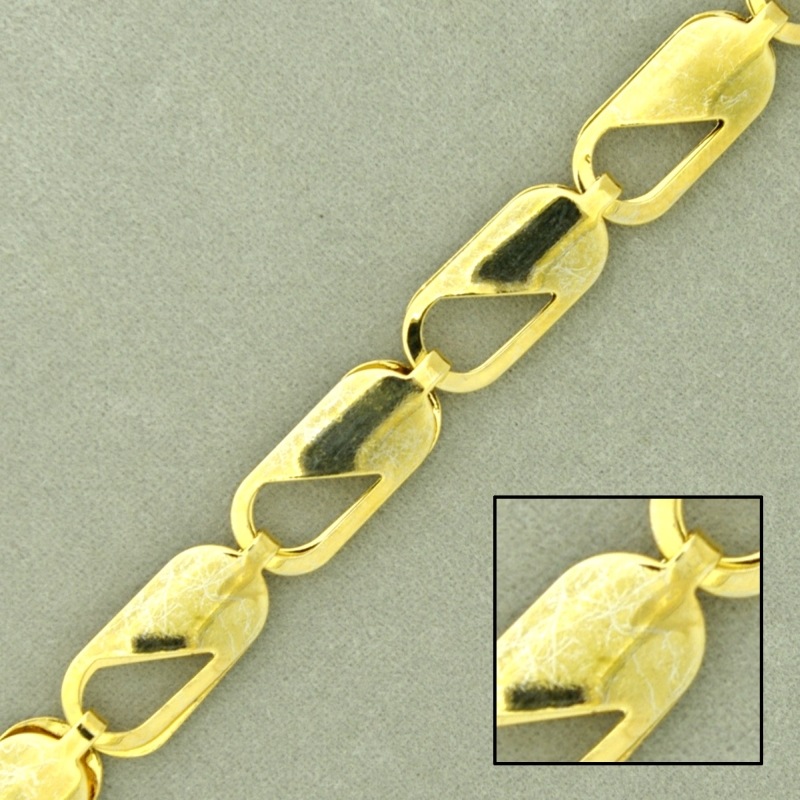 Brass chain width 7,1mm