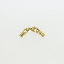 Set lobster clasp 10mm + 2 ends for cord Ø 2mm