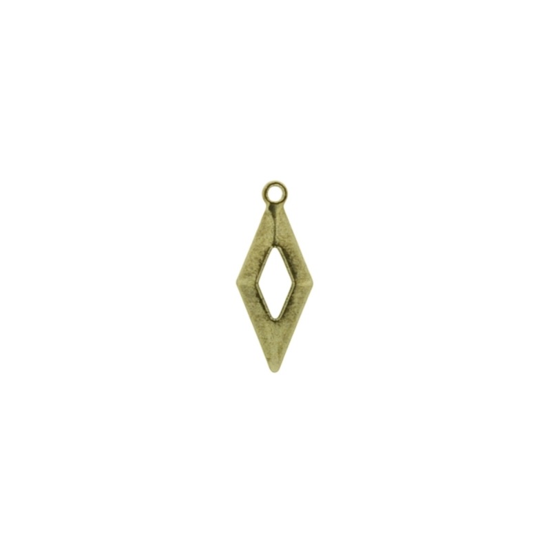 Colgante rombo 15x6mm