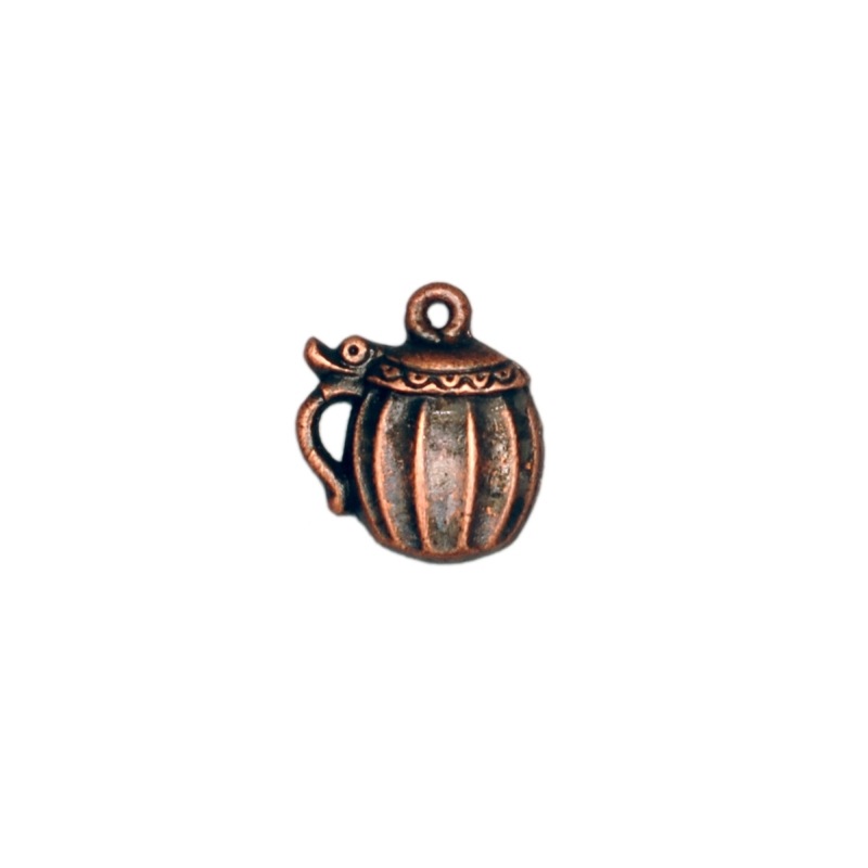 Teapot pendant 14x12mm