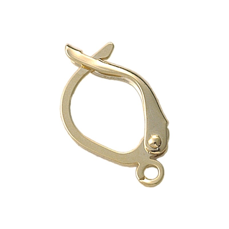 [634200000] Earclip 21x12mm with open jump ring