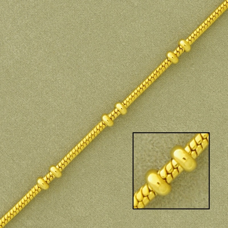 [521640000] Cadena de latón gusanillo ancho 1,9mm