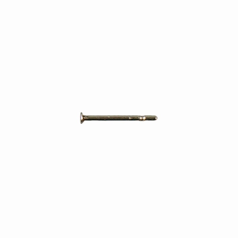 Tige en acier 0,7x10mm avec tête Ø 1,5mm