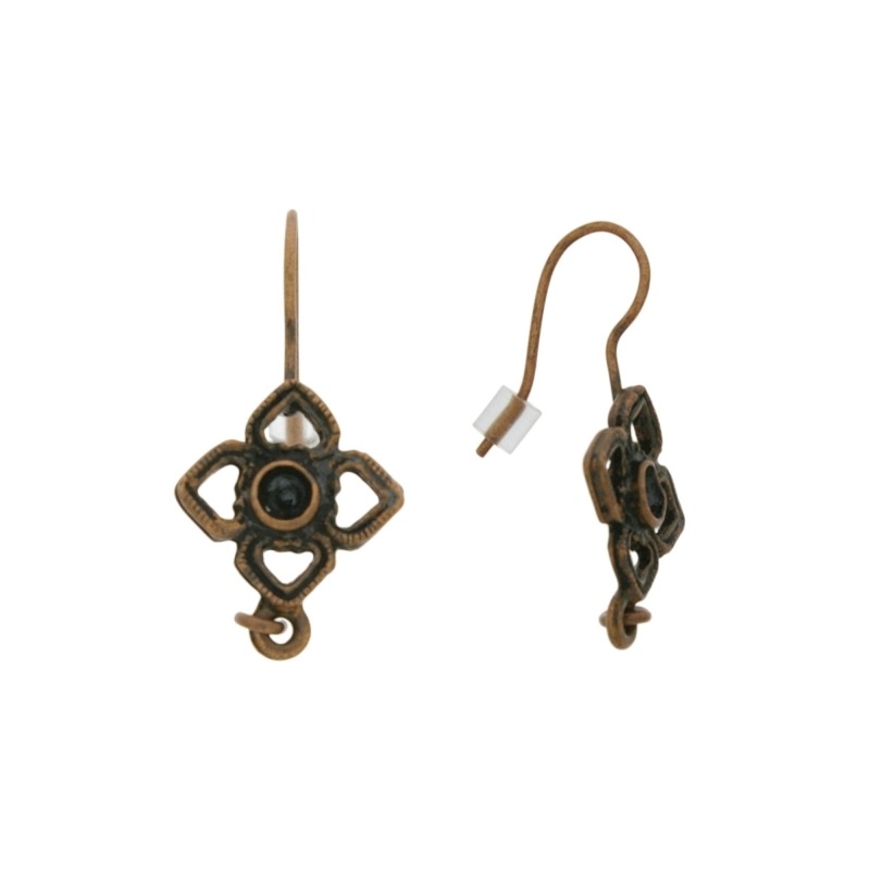 Earwire with motif width 14mm