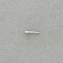 Poste de aleación níquelplata para pin 1x8mm.