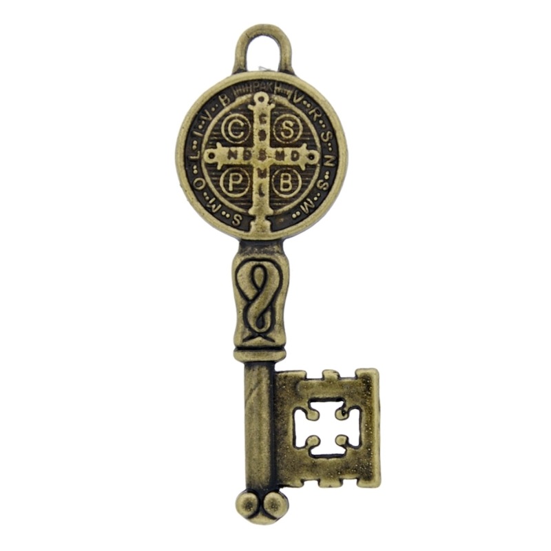 [129370000] Religious key pendant 51x21mm