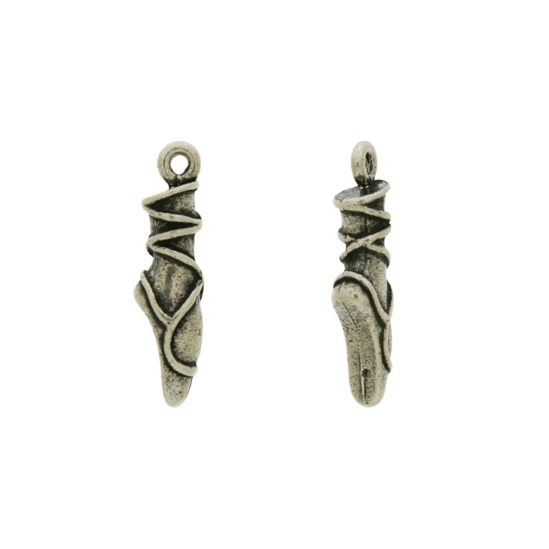 Dancer foot pendant 25x6mm