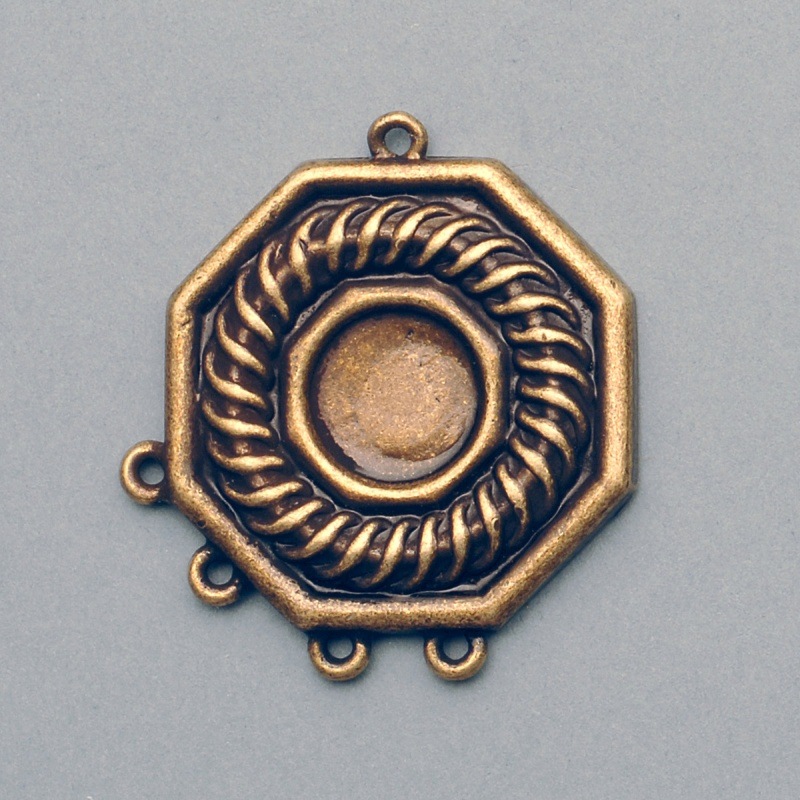 Filigree finding 40x35mm