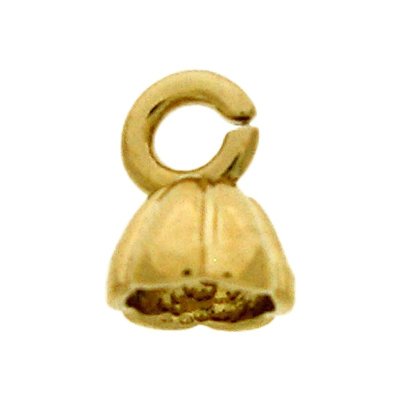 [114010000] Round end with ring. To pearls Ø 5mm