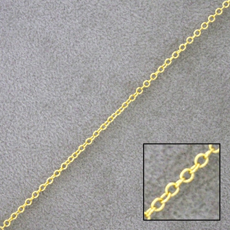 Anchor brass chain width 1,5mm